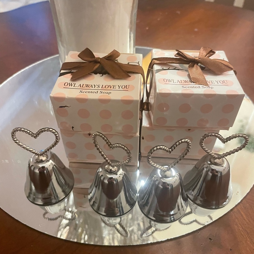 🛍️3 for$30🛍️NWOT Bundled 4 Owl Always Love You Scented Soap with 4 Silver Bells